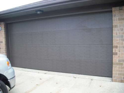 Image of 9600 Contemporary Style Garage Door Installed in Willoughby Ohio (Lake County).